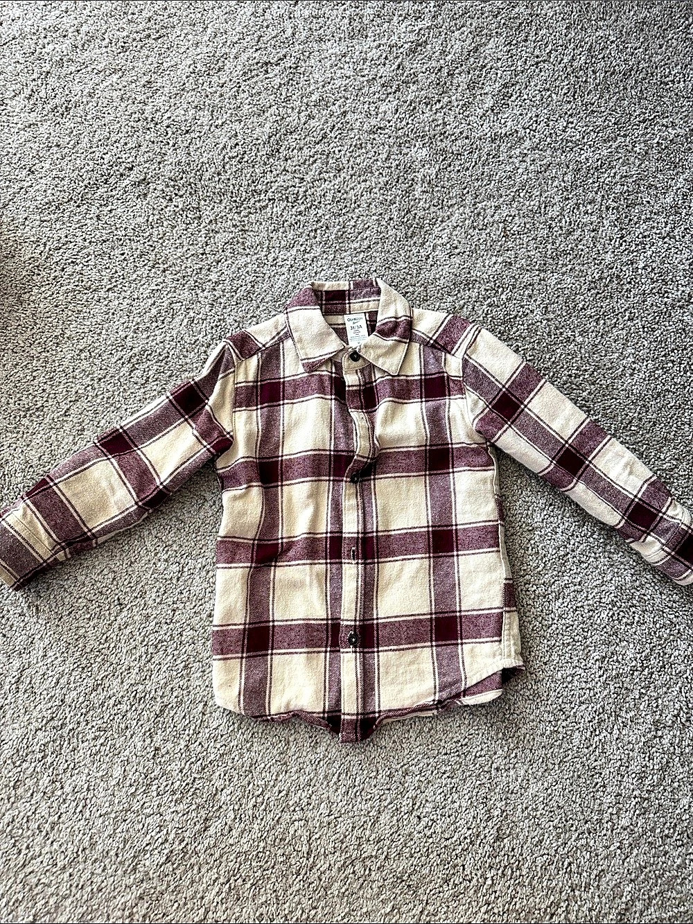 OshKosh B'gosh Toddler Boy Plaid Flannel Button-Down Shirt Plaid Button Down